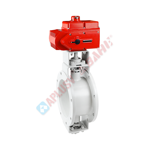 Low-load ventilation butterfly valve