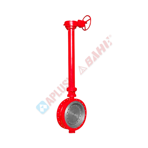 Low-temperature metal-sealed butterfly valve