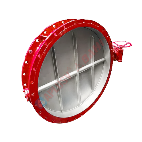 Low-load ventilation butterfly valve