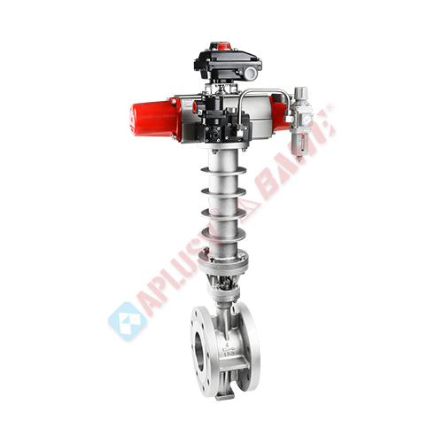 Low-temperature metal-sealed butterfly valve